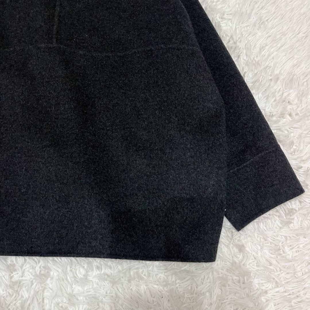 アーバンリサーチドアーズ　ウールリバーミドルガウンコート　チャコール