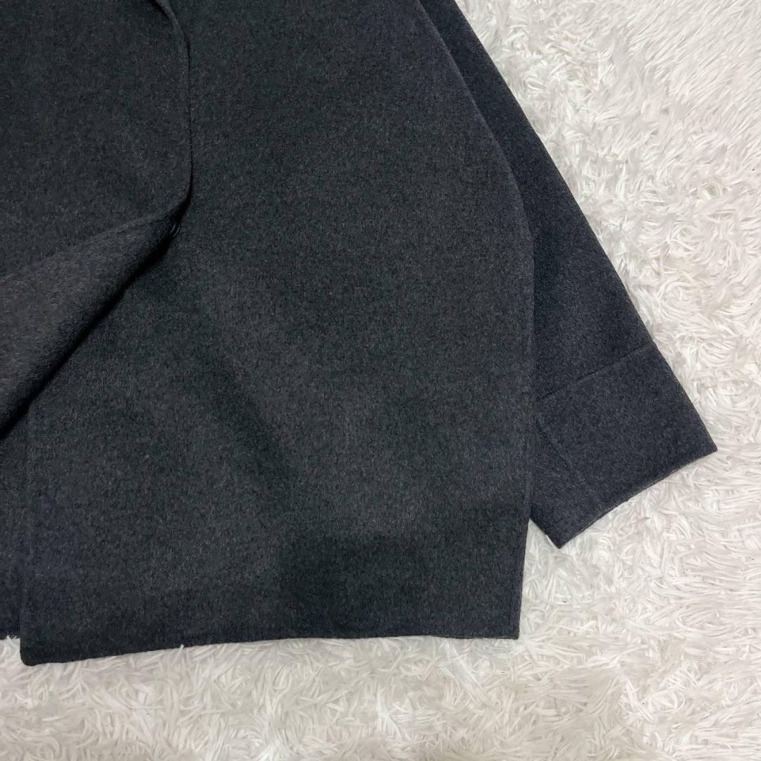 アーバンリサーチドアーズ　ウールリバーミドルガウンコート　チャコール