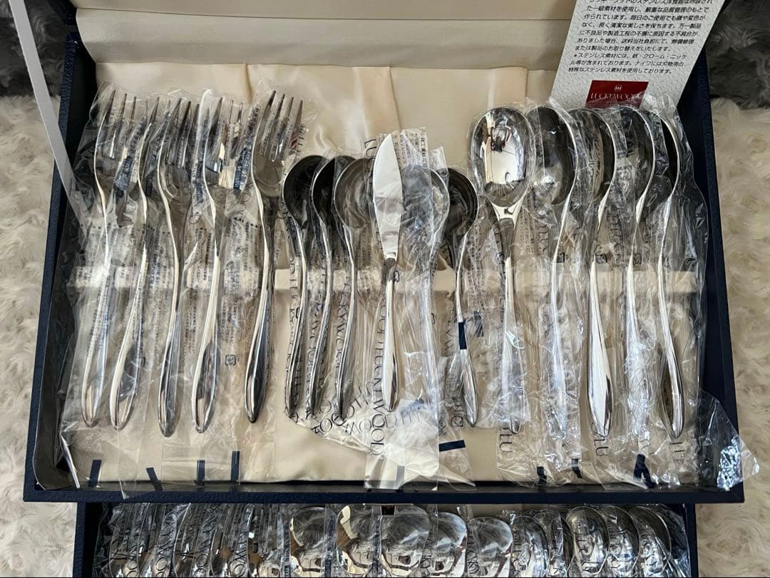 【専用】ラッキーウッド　カトラリーセット　マリールディナーセット〈38本セット〉