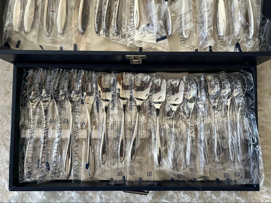 【専用】ラッキーウッド　カトラリーセット　マリールディナーセット〈38本セット〉