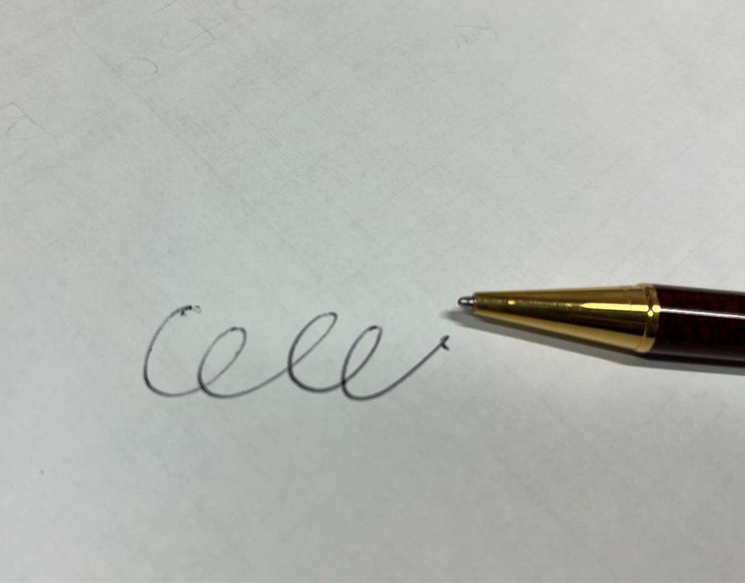 1990年　カルティエ　3連リング　トリニティ・ボールペン 　アンティーク