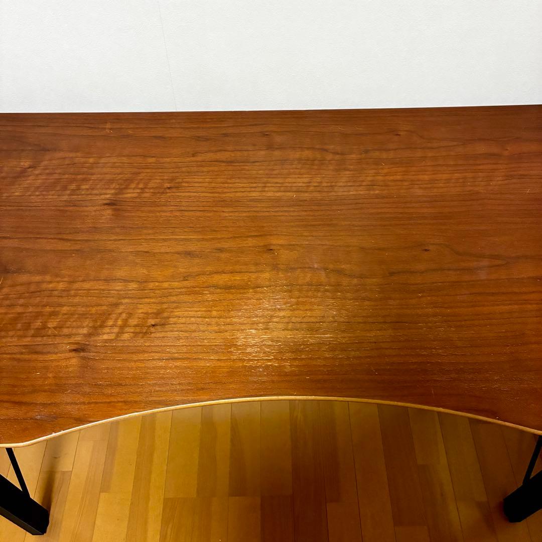 ルームズ大正堂 木製 デスク 120cm ブラウン×ブラック 机 家具 送料込