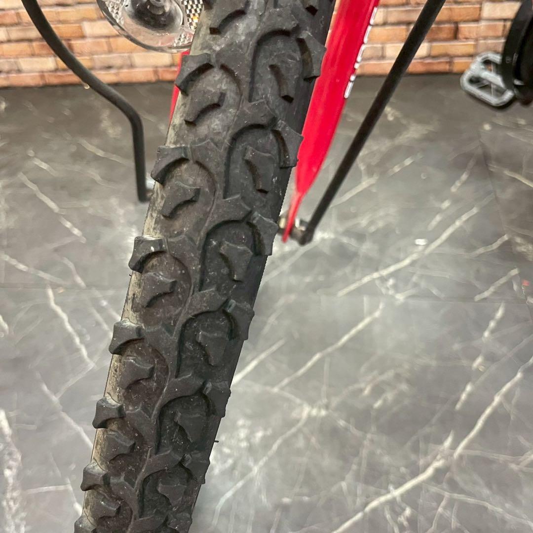 【64】子供用自転車 子供車TACKLE BOY レッド 24インチ