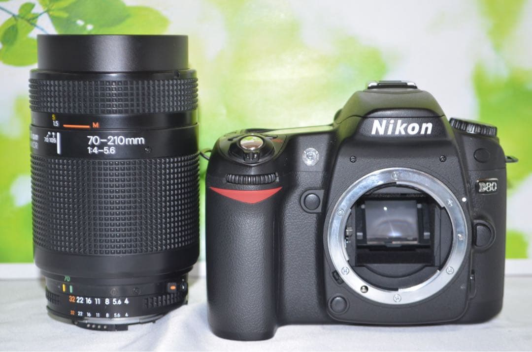 ✨美品・望遠✨初心者オススメ✨Nikon ニコン D80 一眼レフカメラ✨