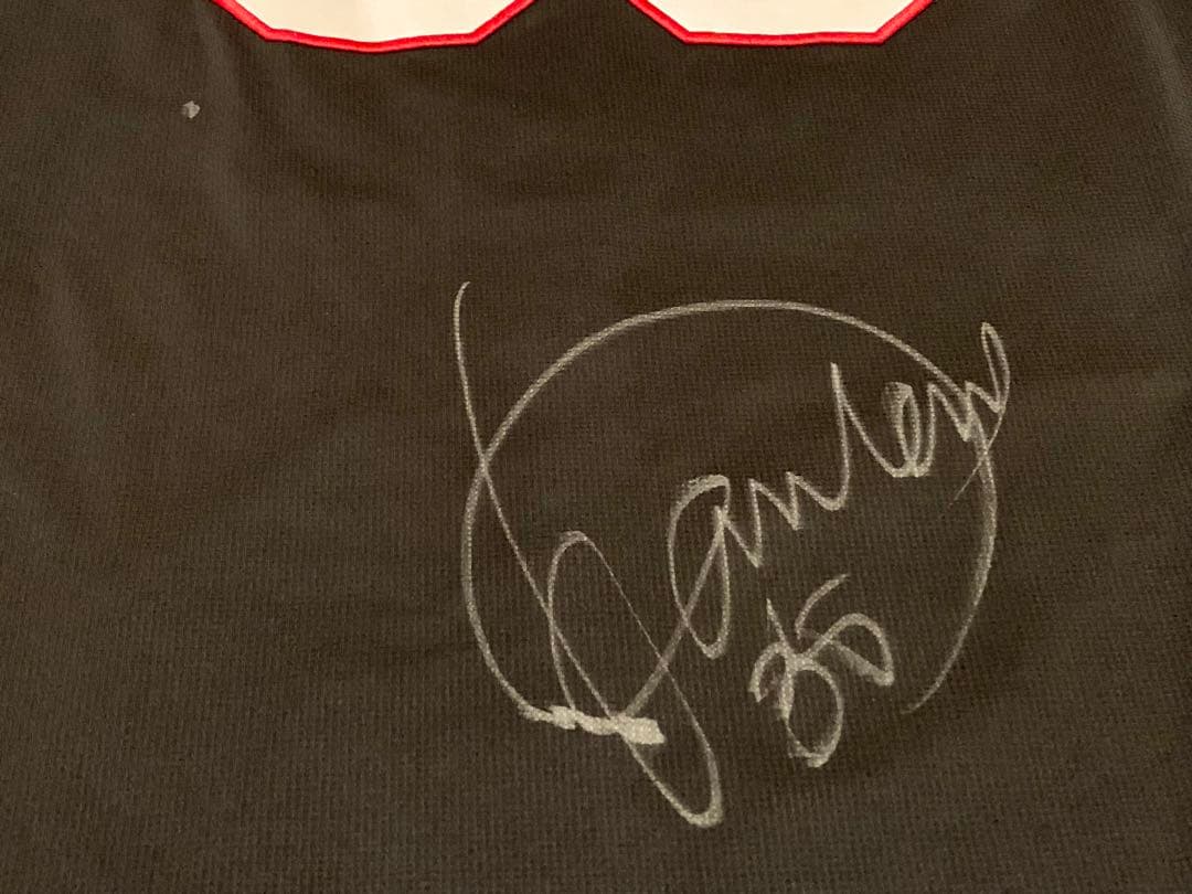 元千葉ロッテ寺嶋寛大実使用・サイン入りユニフォーム