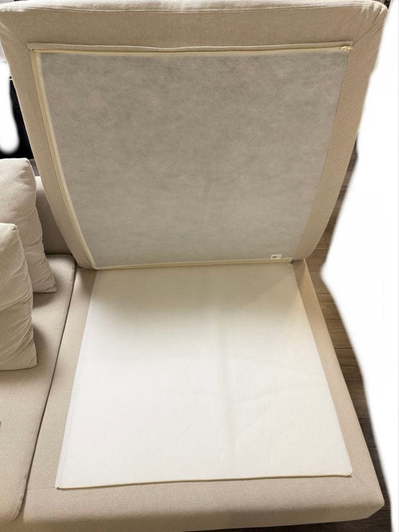 SÖDERHAMN 3人掛けソファ フリドゥナライトベージュ