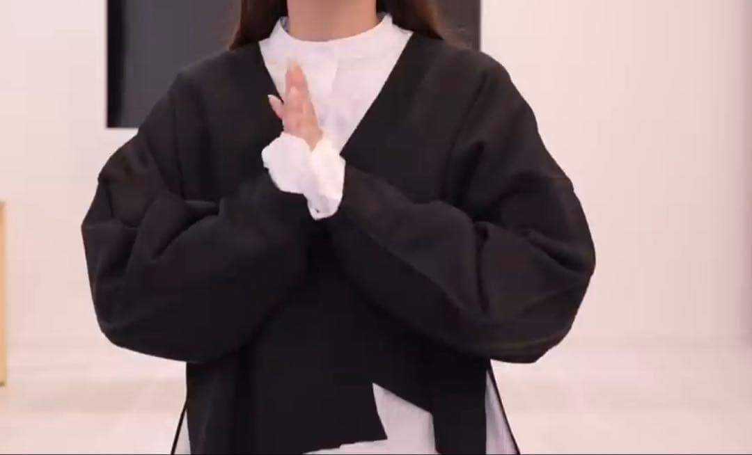 UNCF ブラックカーディガン