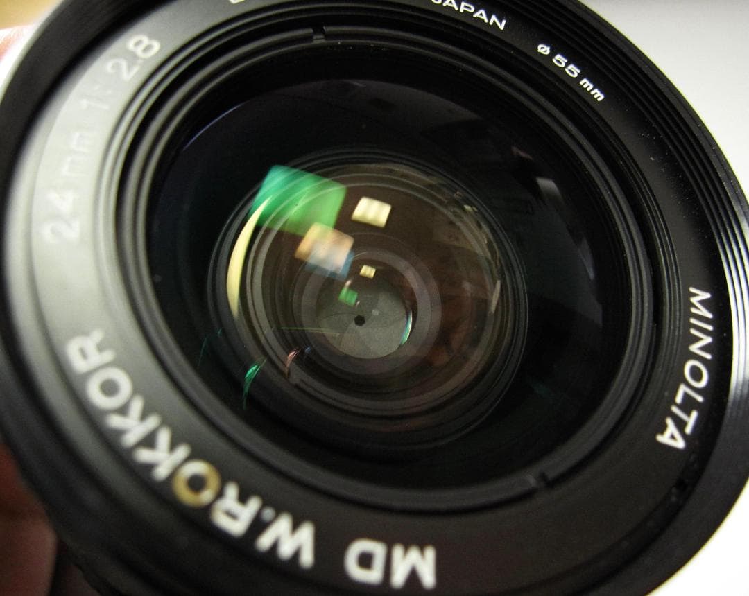 MINOLTA MD W.ROKKOR 24mm F2.8 ミノルタレンズ