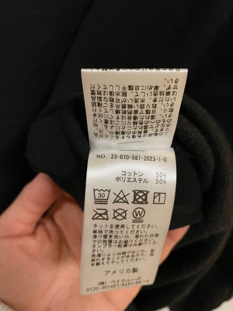 AP STUDIO PRE_/プレビッグスリーブスウェット　ブラック