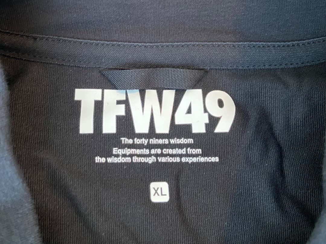 メンズウェア TFW49 MOCK NECK PRINT LONG SLEEVE T