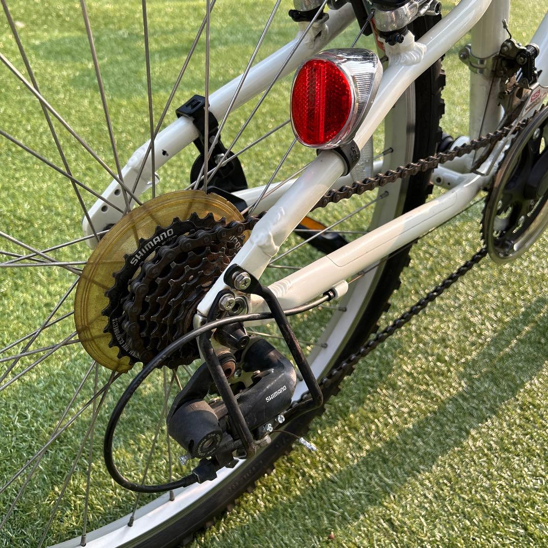 LOUIS GARNEAU j24 ホワイト 自転車 バスケット付き