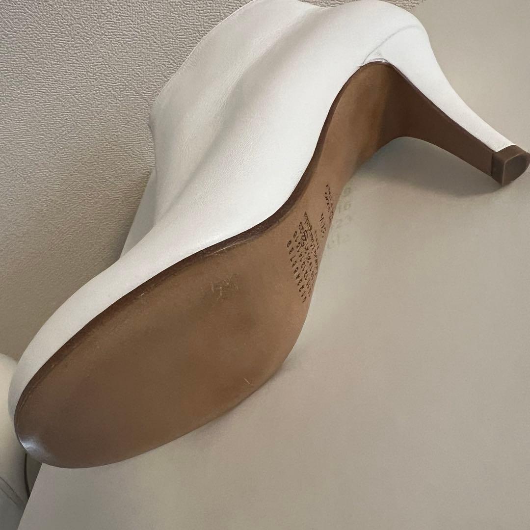 Maison Margiela ホワイトブーティ 約8cmヒール