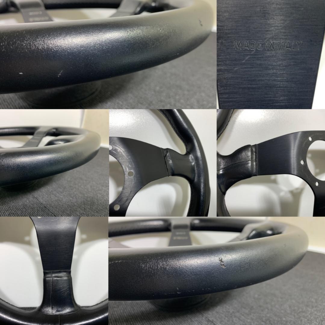 パーソナル フィッティパルディ モデル 本革ステアリング 35パイ 当時物 希少