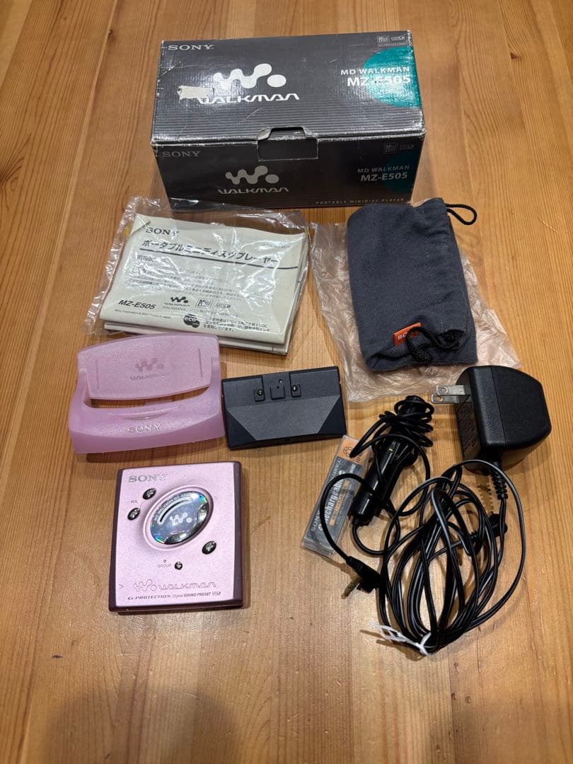 SONY MDウォークマン MZ-E505 ピンク