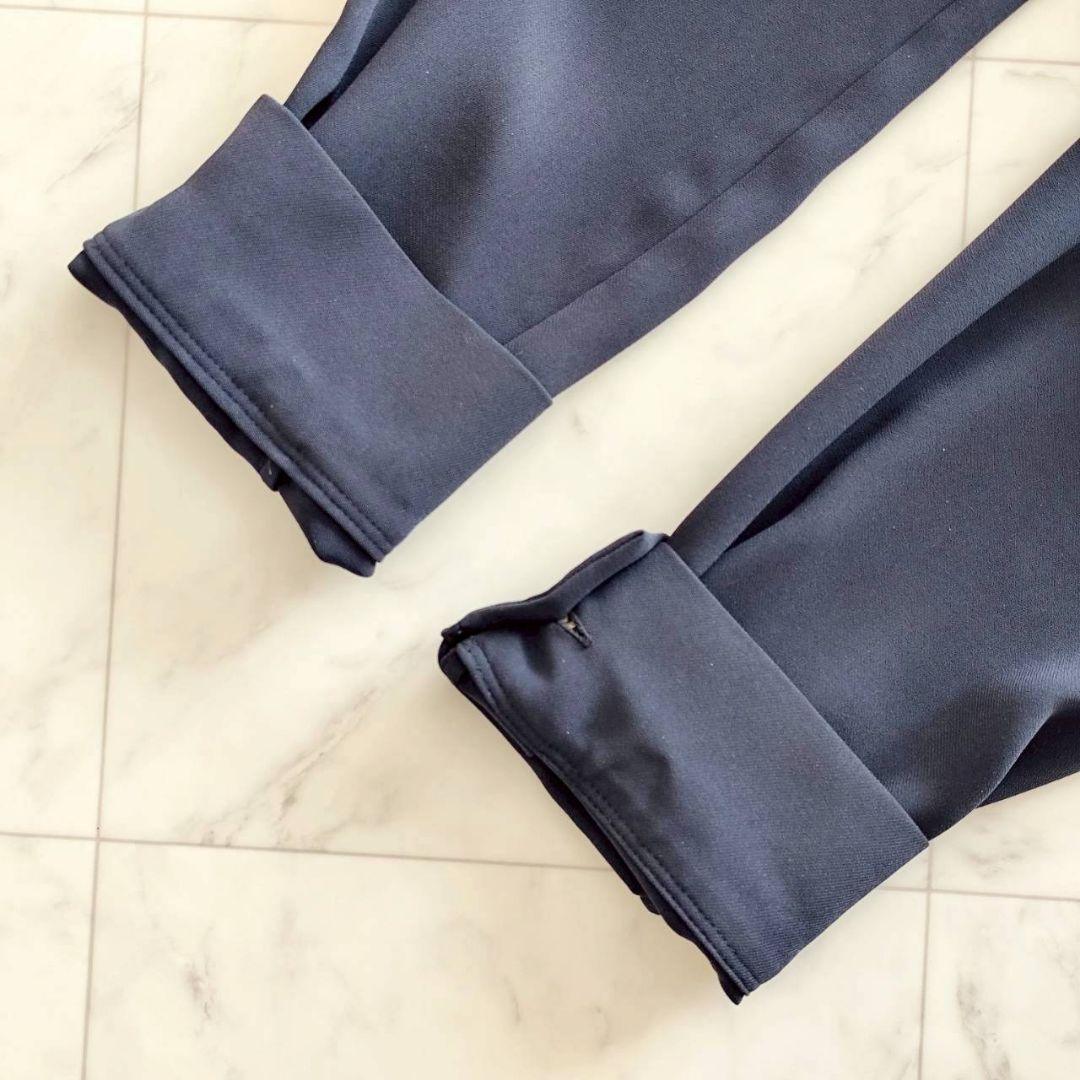 Theory luxe 洗える ボウタイ リボン ブラウス ネイビー