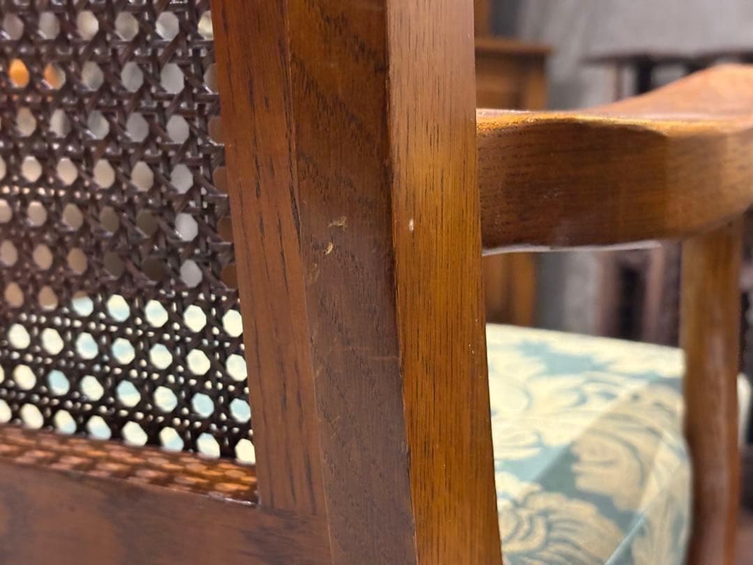 ダイニングチェア　アームチェア　三越ブルージュ　アンティーク　ビンテージ　nZ