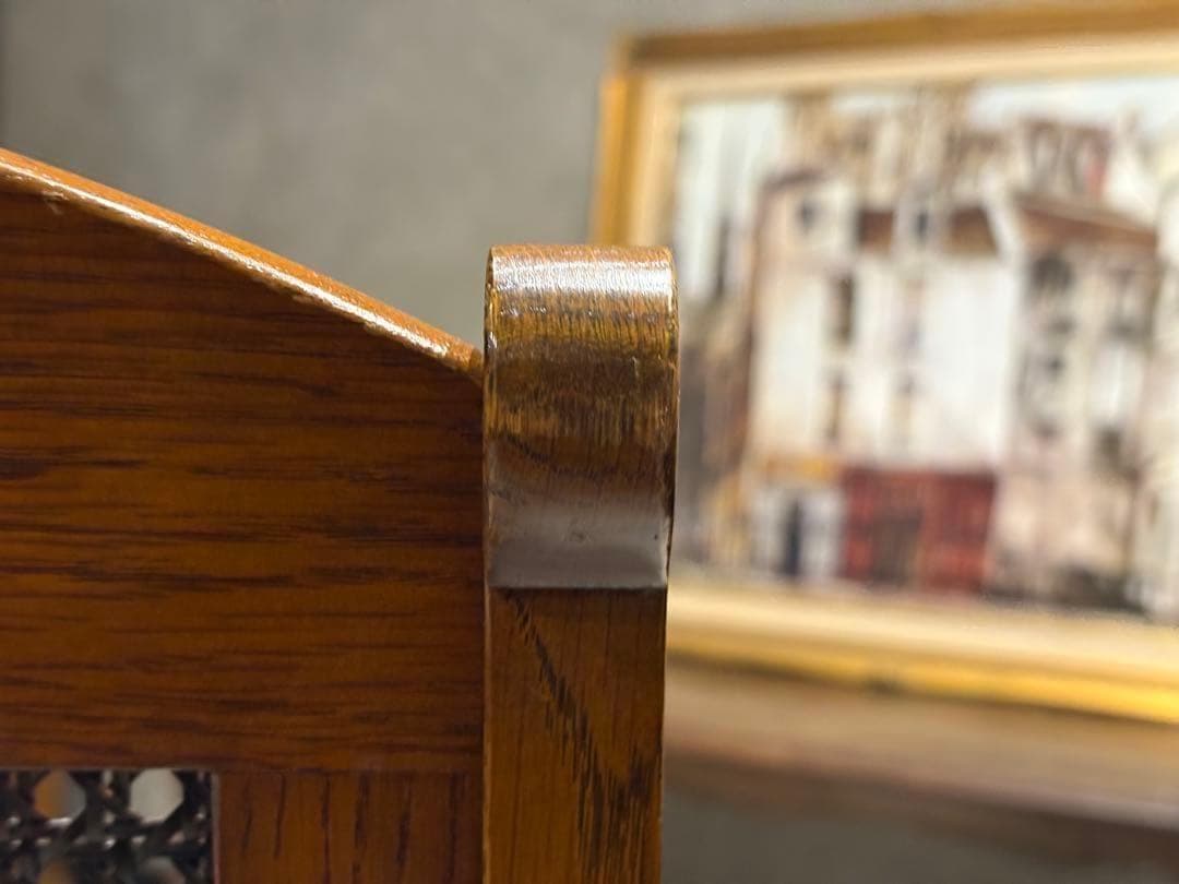 ダイニングチェア　アームチェア　三越ブルージュ　アンティーク　ビンテージ　nZ