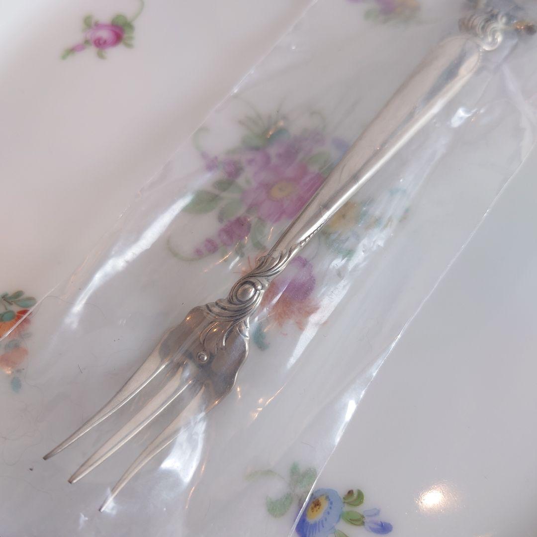 アメリカ　純銀　シルバー　フォーク　スターリングシルバー　Wallace