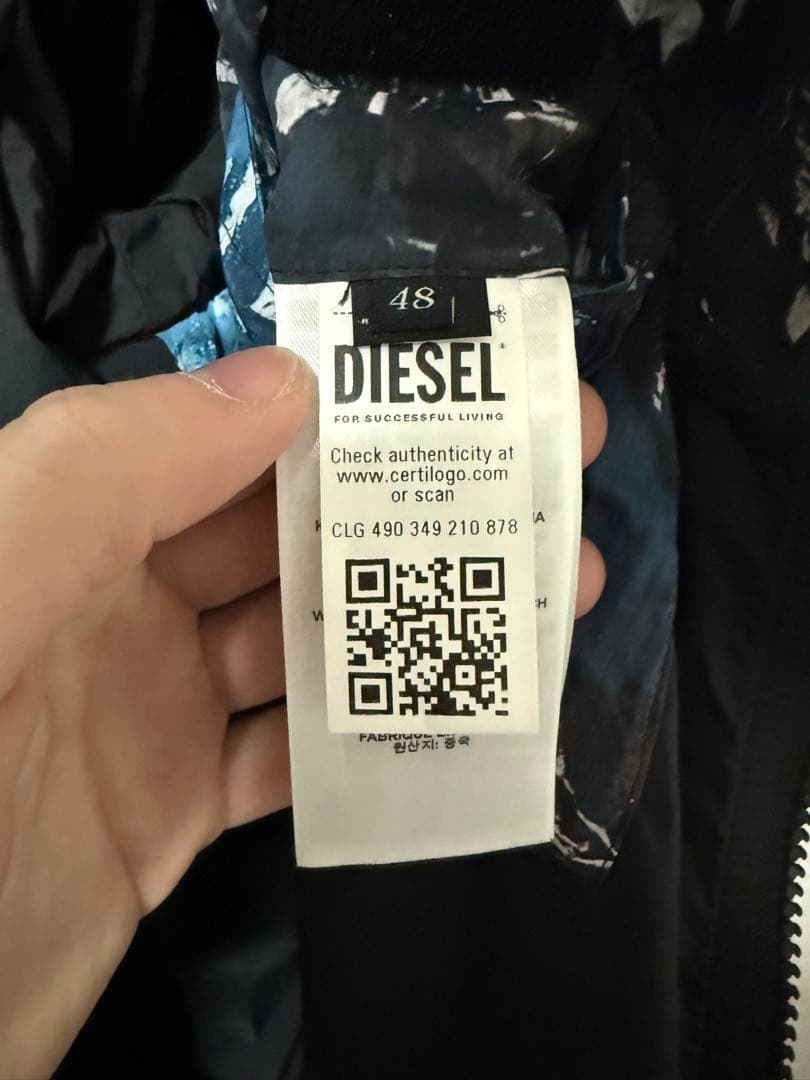 DIESEL ナイロンジャケット ディーゼル J-Warrett-Poster