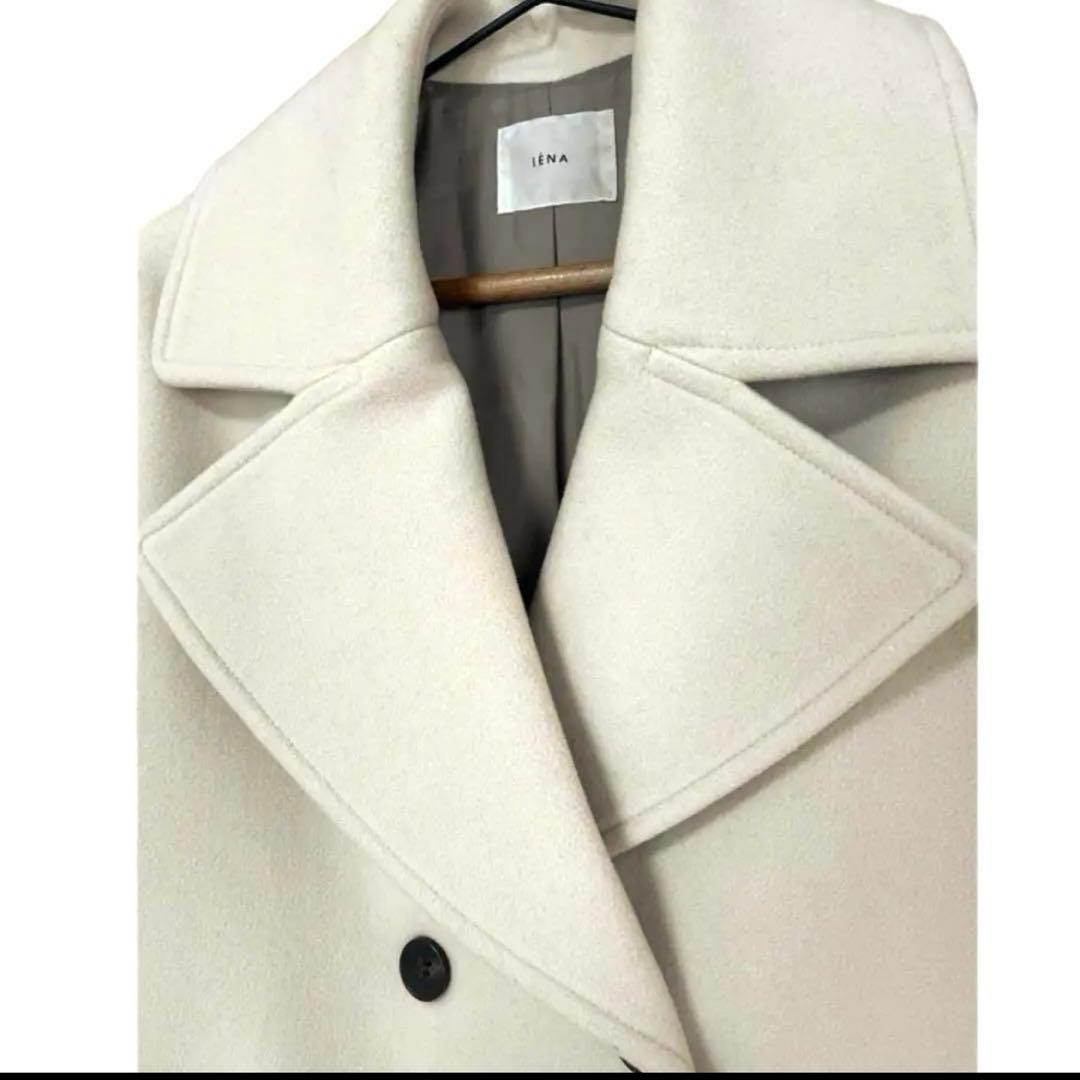 美品　IENA ダブルモッサコート　38 イエナ