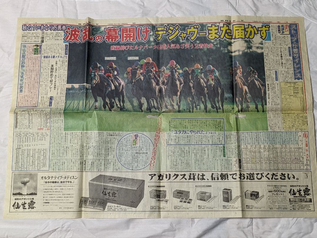 ファレノプシス　武豊　秋華賞　競走馬　写真　パネル　額縁入り　スポーツ新聞付き
