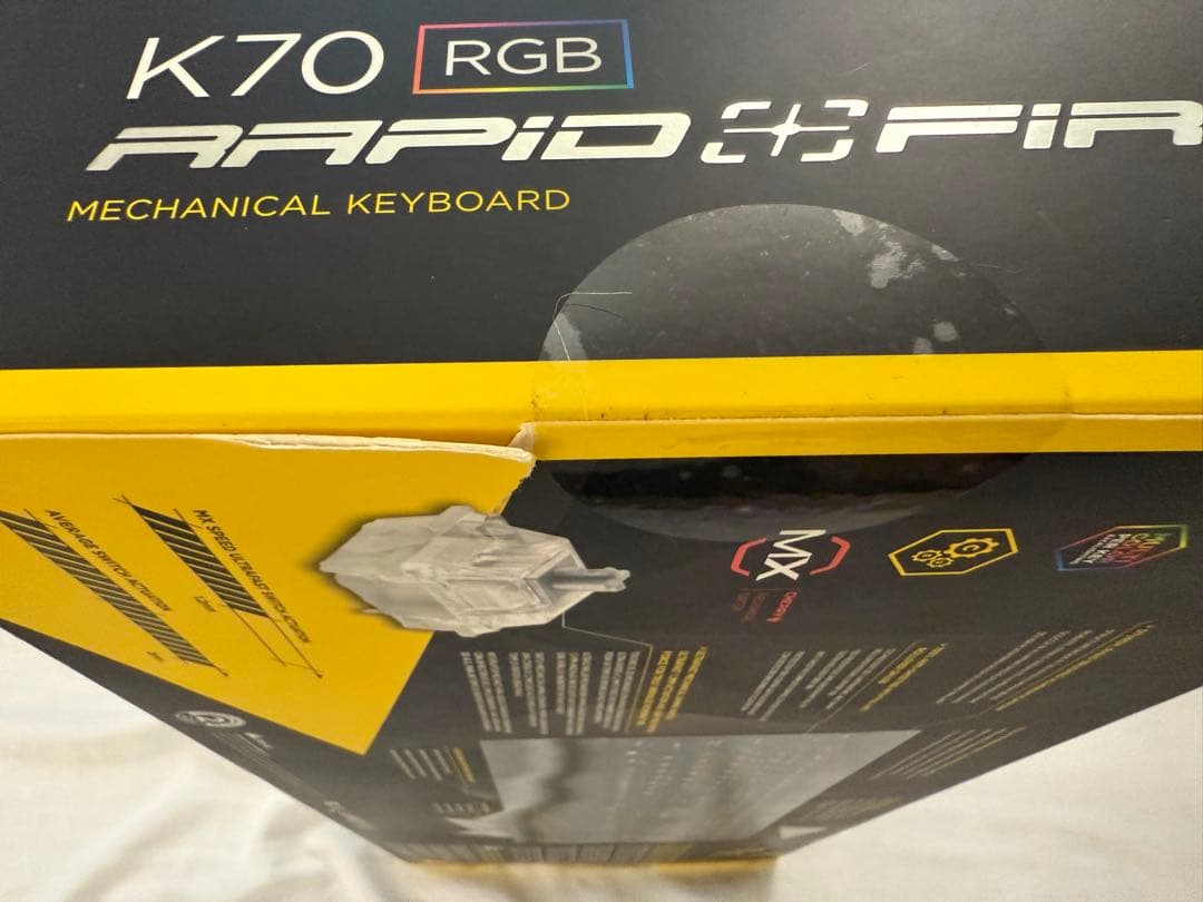 キーボード Corsair K70 RGB Rapidfire FR AZERTY