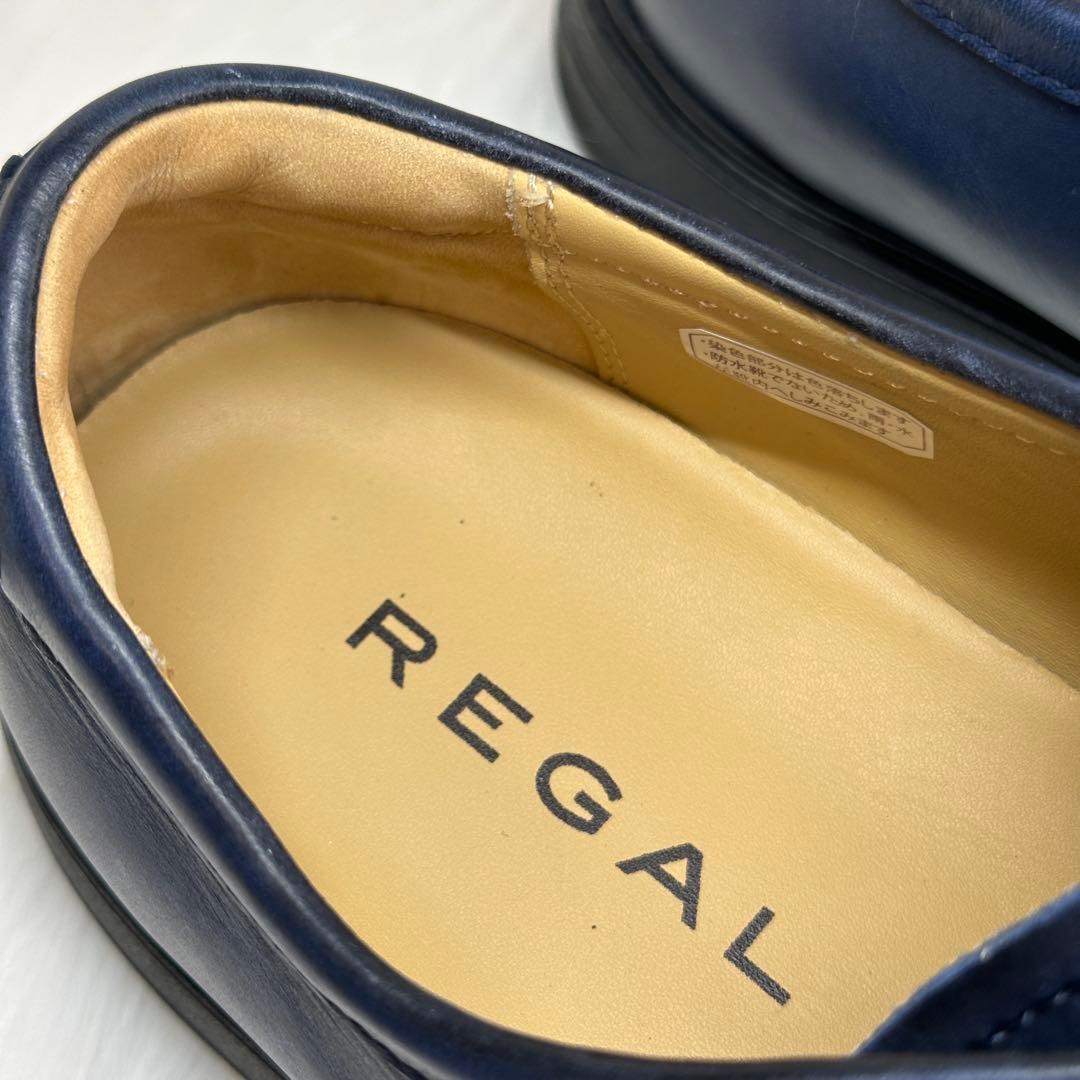 新品未使用品✨REGAL リーガル 56GR NC4F チロリアン モカシン　青