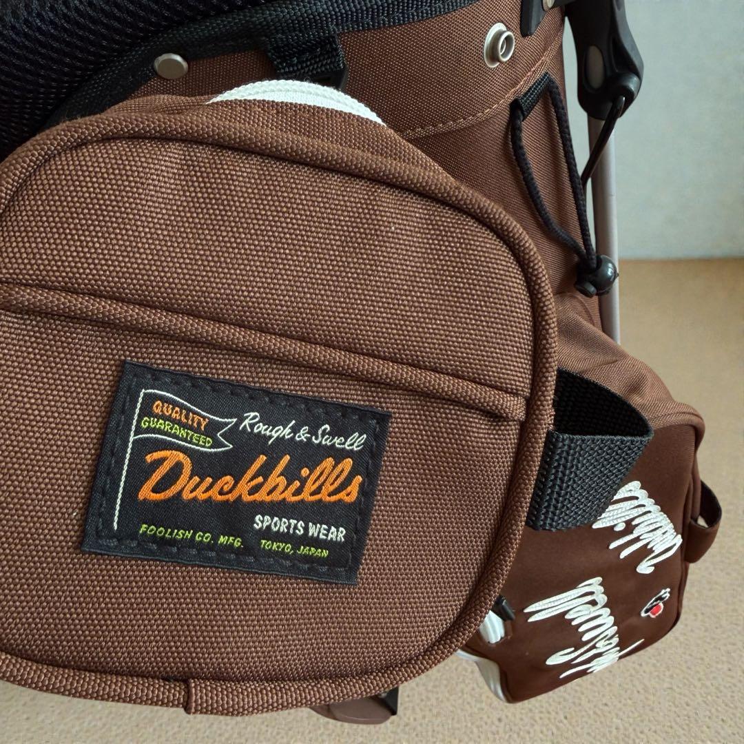 美品　ラフアンドスウェル　キャディバッグ　スタンド式　軽量　ブラウン　茶色