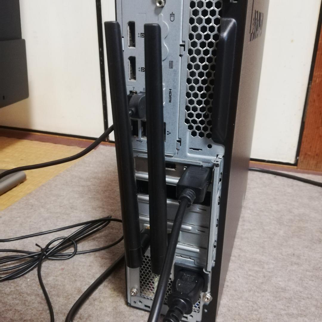 レノボ 超狭枠 24インチ液晶 と i5-9400F 塔載スリムPC 一式セット