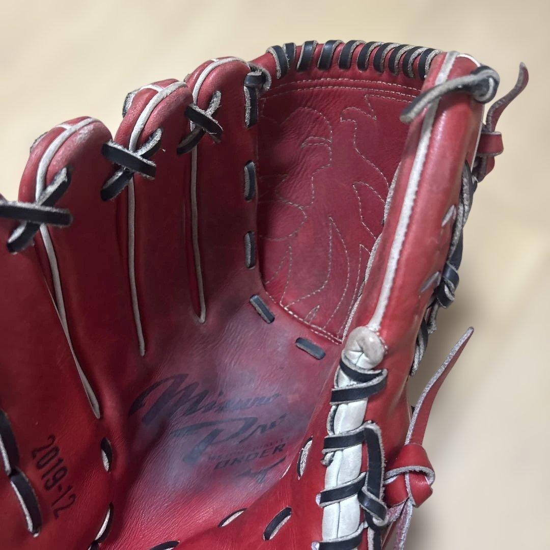 ウ*チ様 Mizuno 軟式グローブ 赤　MIZUNOPRO 限定　order