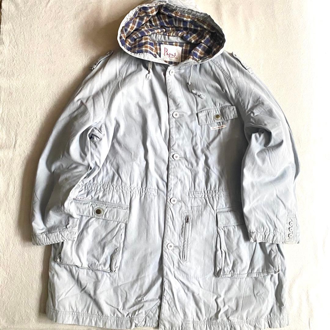 Papas パパス ミリタリーコート モッズコート 春カラー