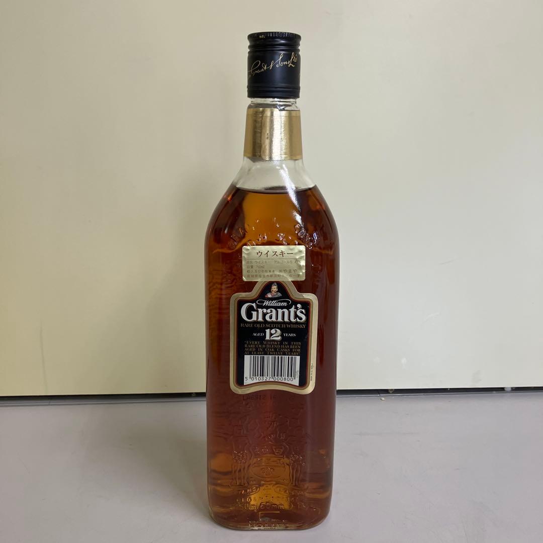 E壁 Grant's グランツ ウイスキー Whisky 12年 古酒