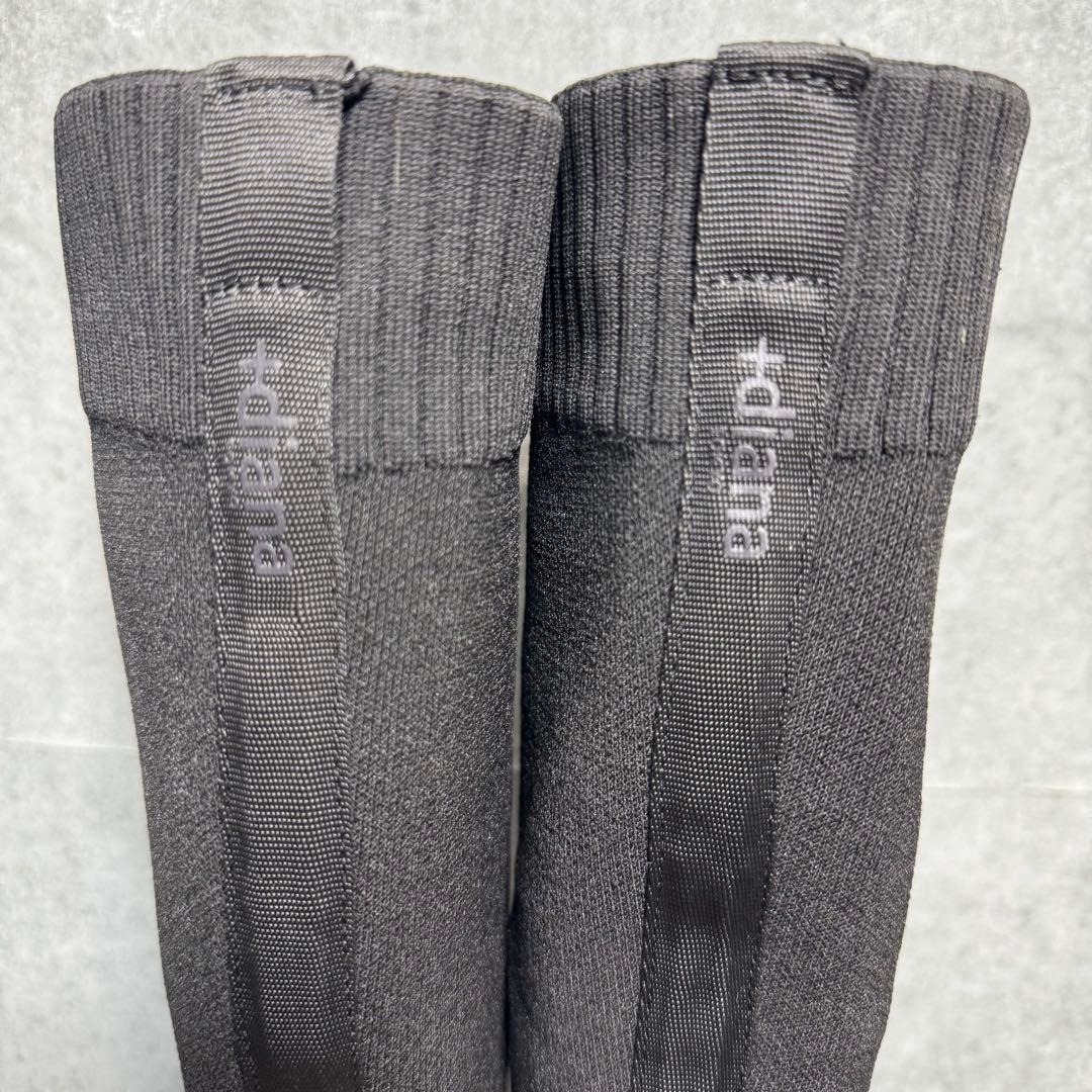 【極美品】＋diana ハイウェッジ ストレッチブーツ　ロングブーツ　23.5
