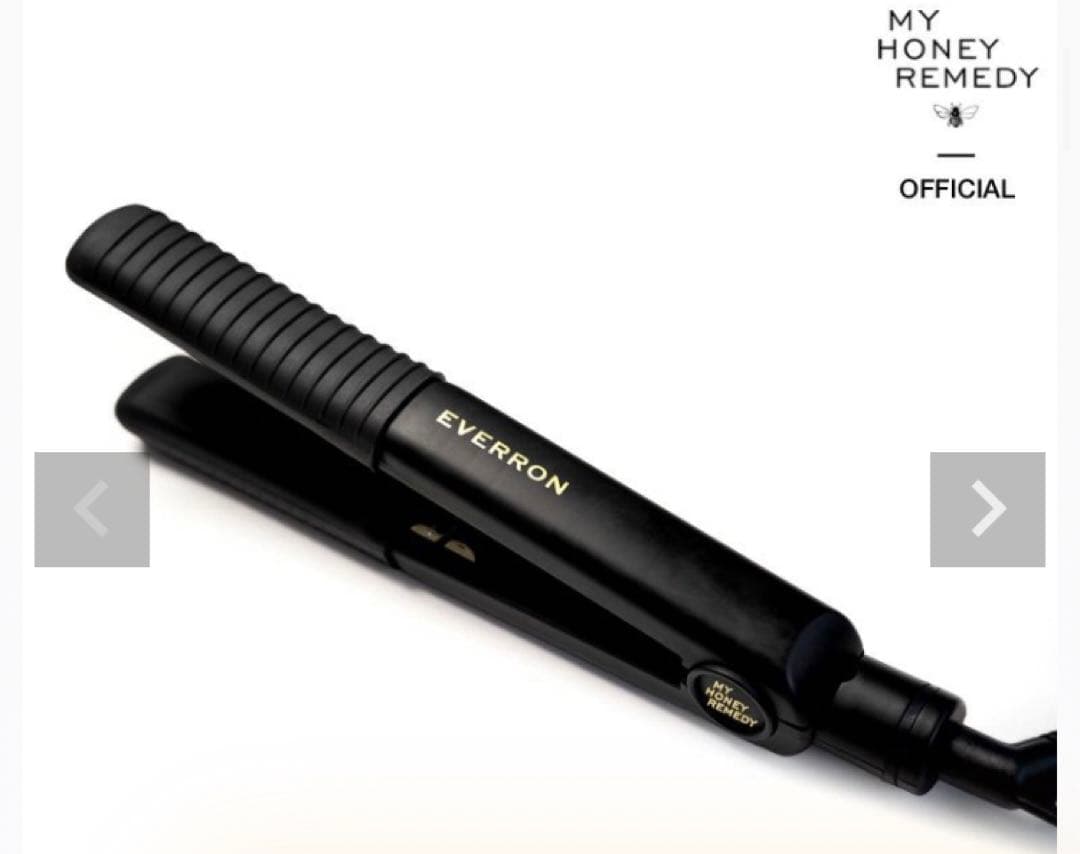 美品　ストレートヘアアイロン　EVERON エヴァロン　日本製　髪に優しい