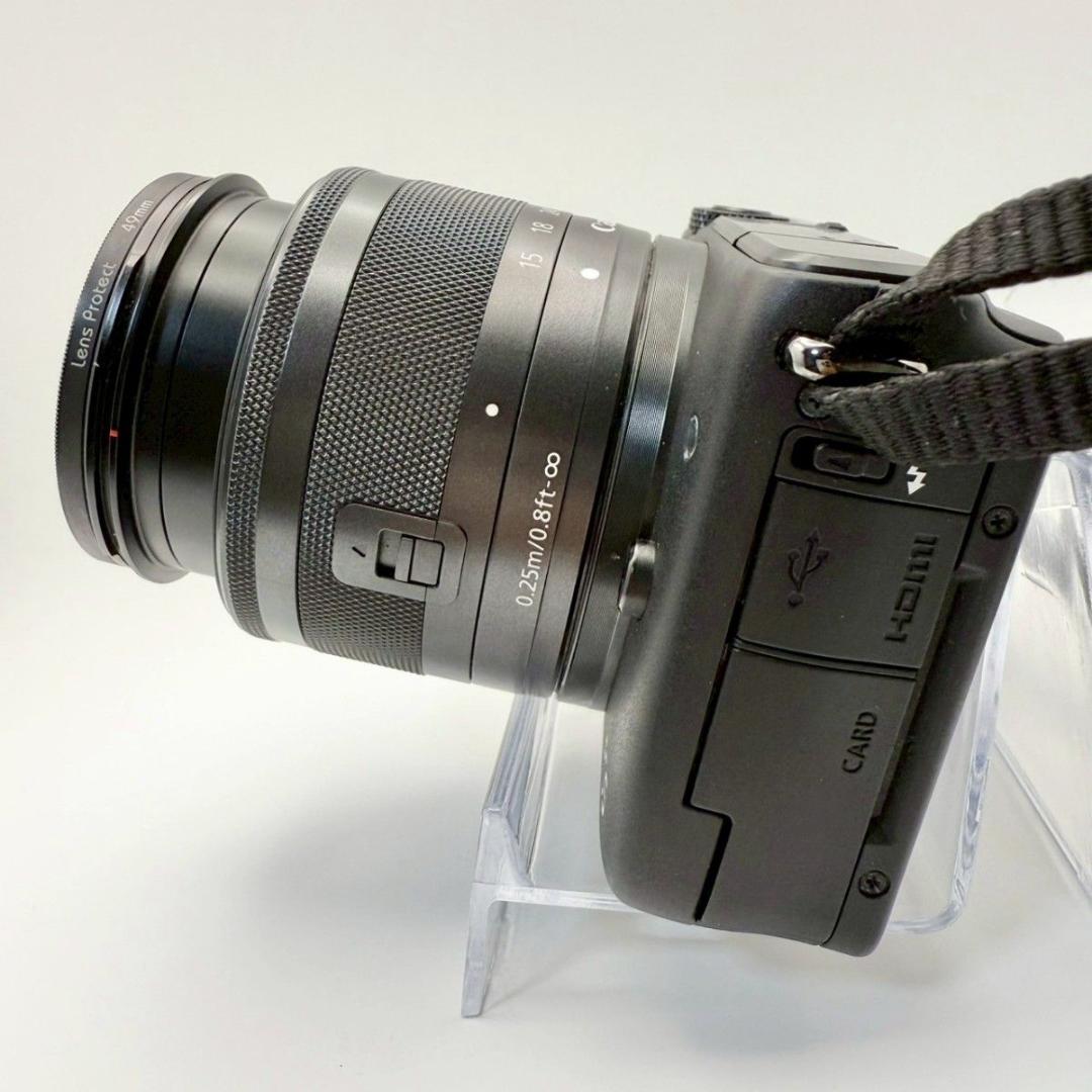 【箱付：美品】Canon EOS M10 ズームキット ブラック 819-14