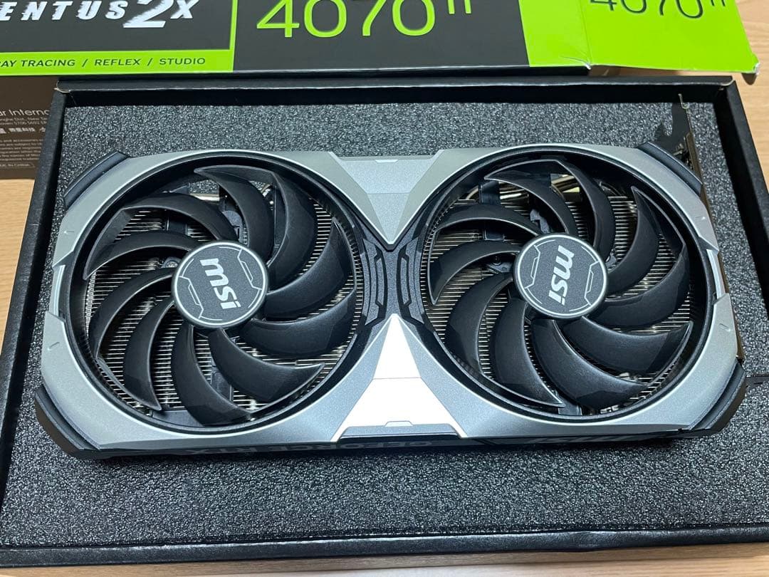 グラフィックボード・グラボ・ビデオカード MSI GeForce RTX 4070 TI VENTUS 2X