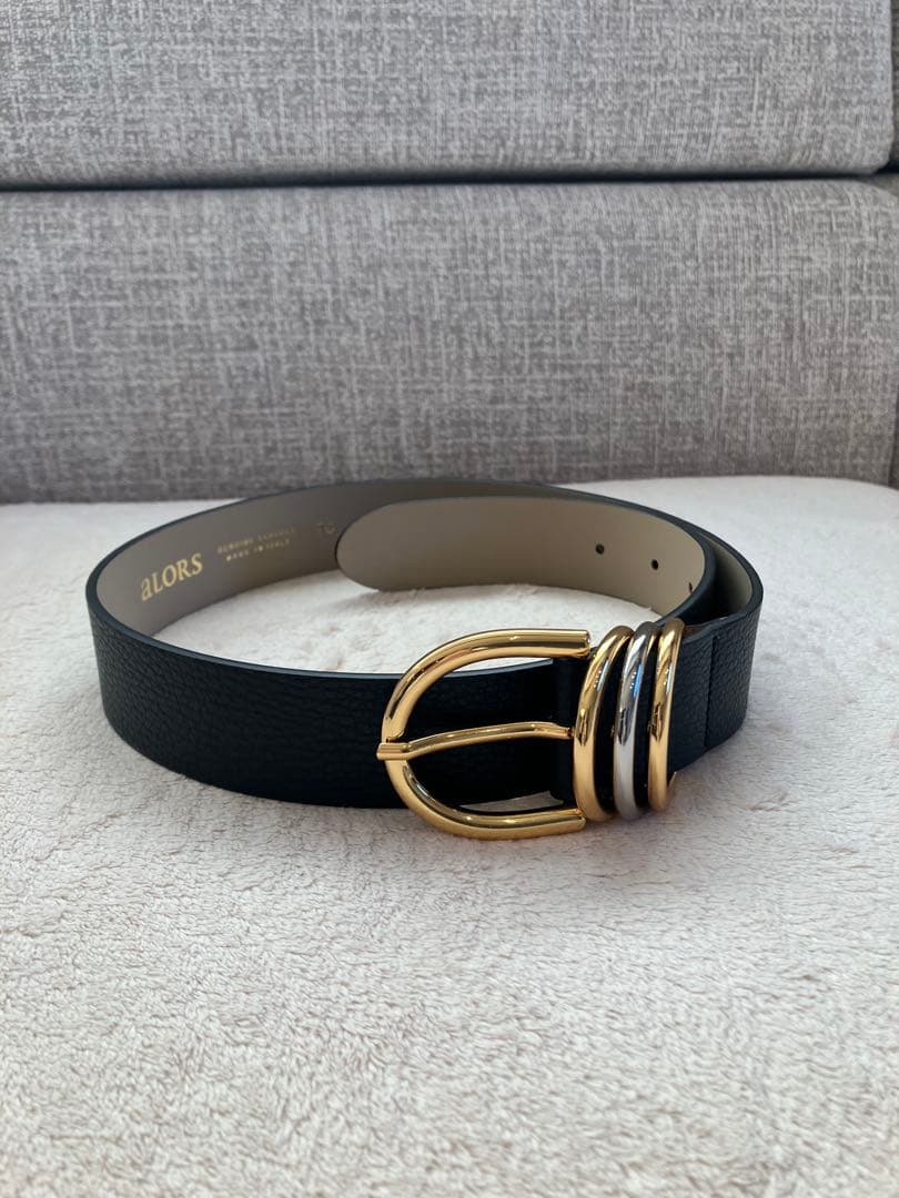 aLORS paris ベルト 70 ブラック