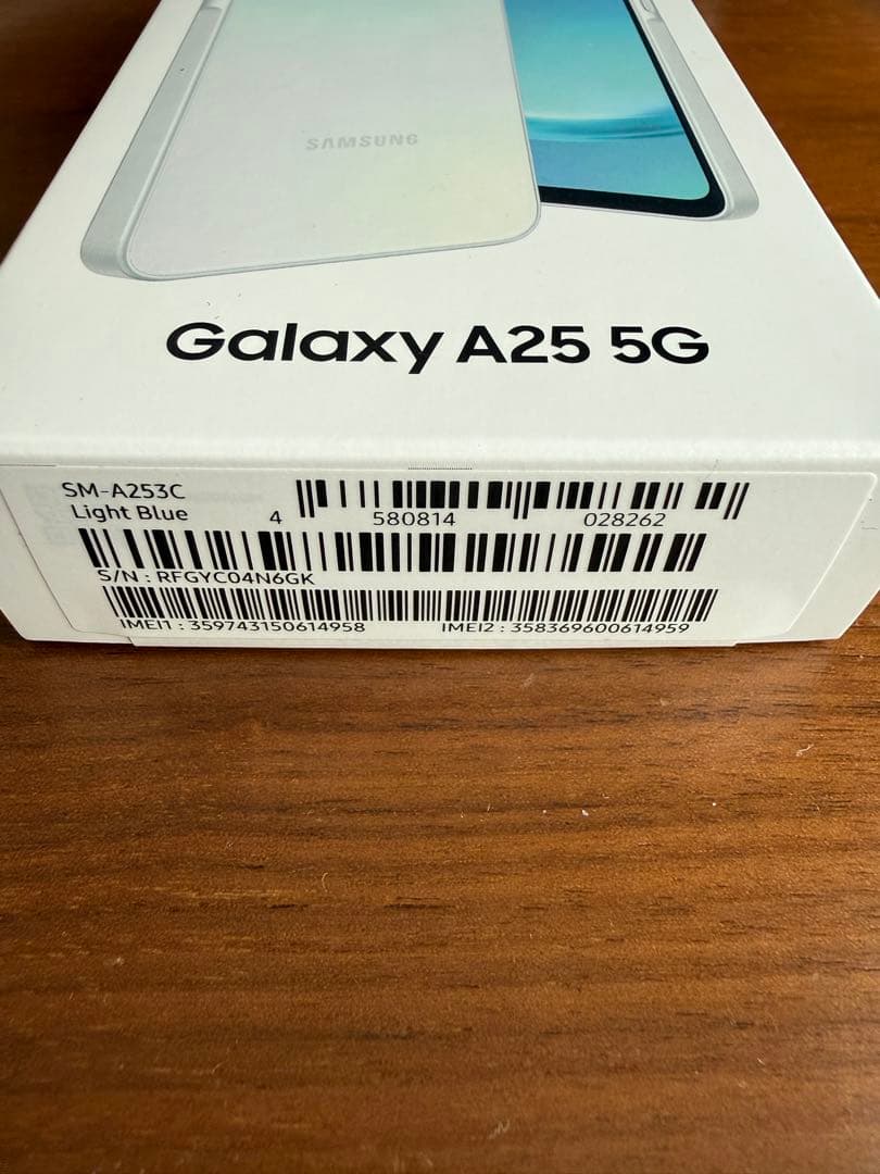 Galaxy　A25 ライトブルー　新品