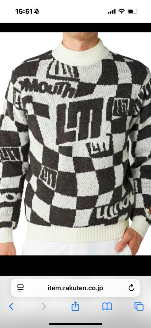 【新品・未使用】ラウドマウス　セーター　5千円引き　定価14,300円