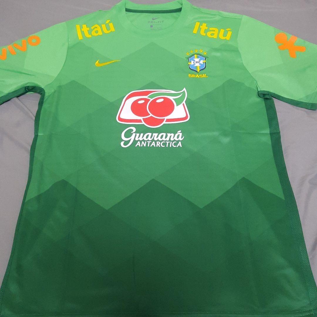 ブラジル代表 トレーニングシャツ フルスポンサーモデル。