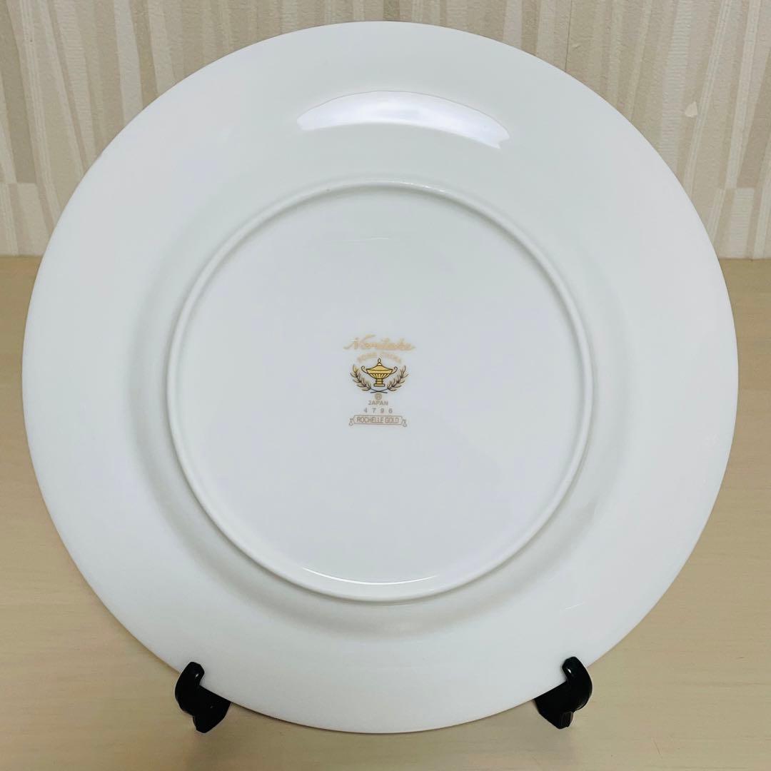 Noritake ノリタケ ロシェルゴールド 皿 プレート 約21cm 6枚