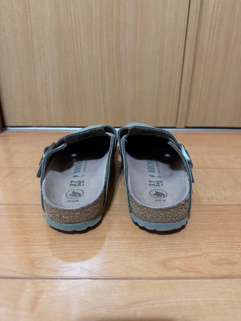 BIRKENSTOCK ビルケンシュトック ボストン ヴィーガンカーキ 37