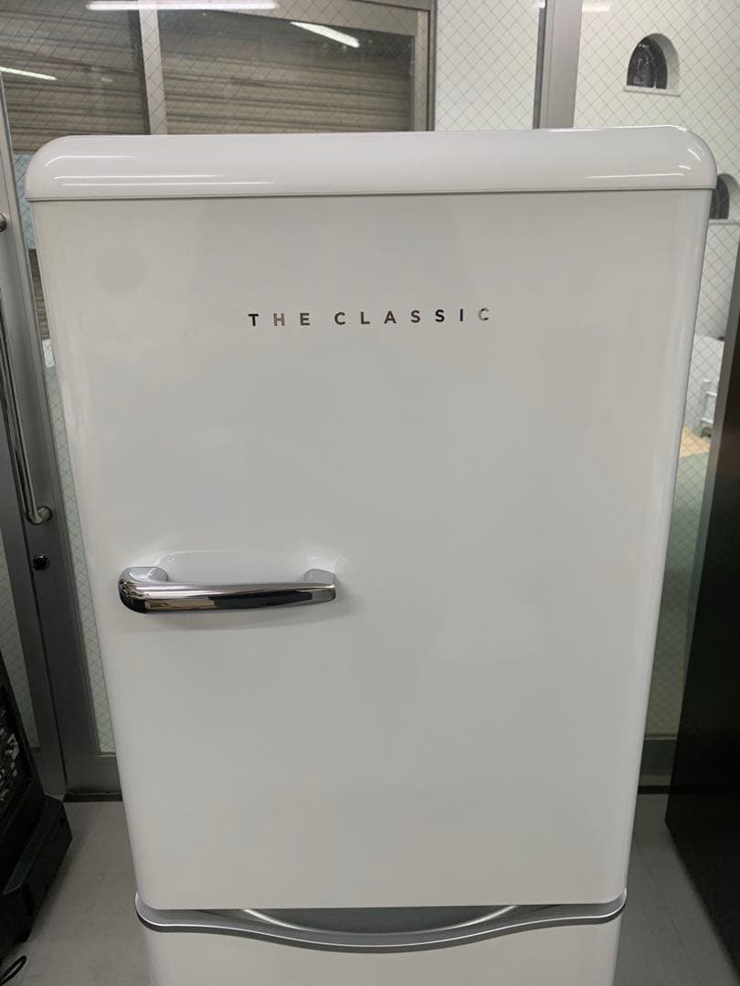 DR-C15AW レトロデザイン冷蔵庫 150L 美品 人気モデル 大阪限定