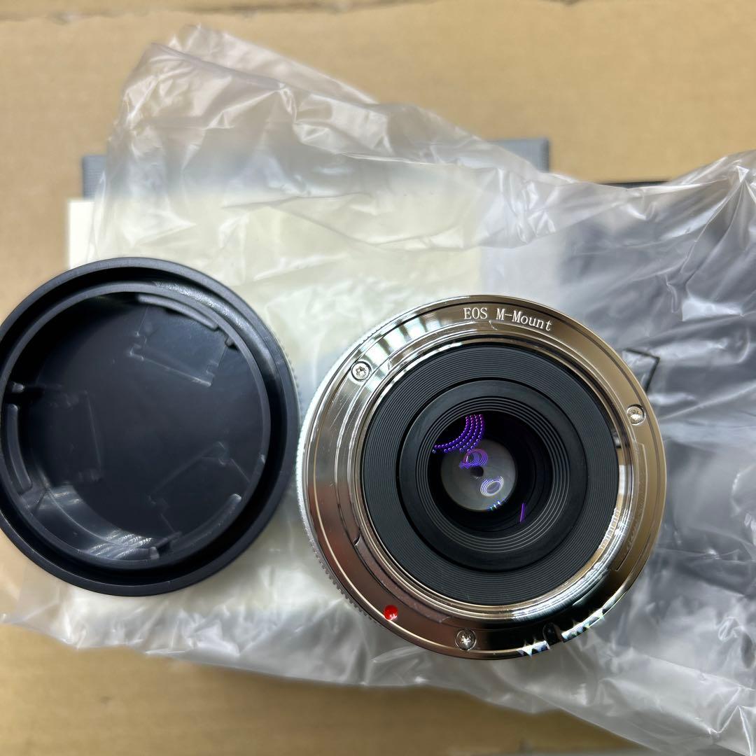 銘匠光学 TTArtisan 50mm f/2 EOS Mマウント　シルバー