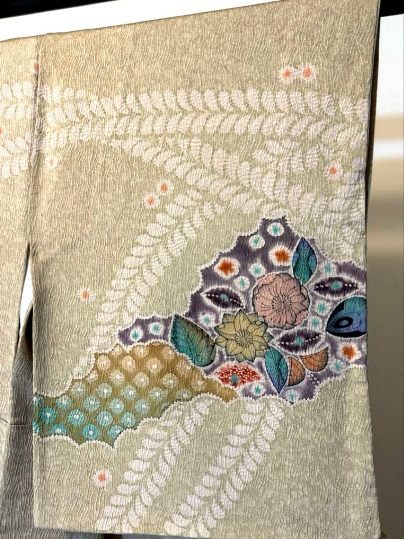 美品‼︎辻ヶ花模様　正絹　訪問着　Sサイズ　落款有り　やまと謹製