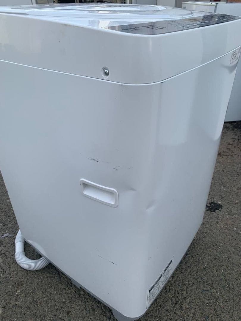 ♦SHARP 電気洗濯機【2019年製】ES-GE6C-W