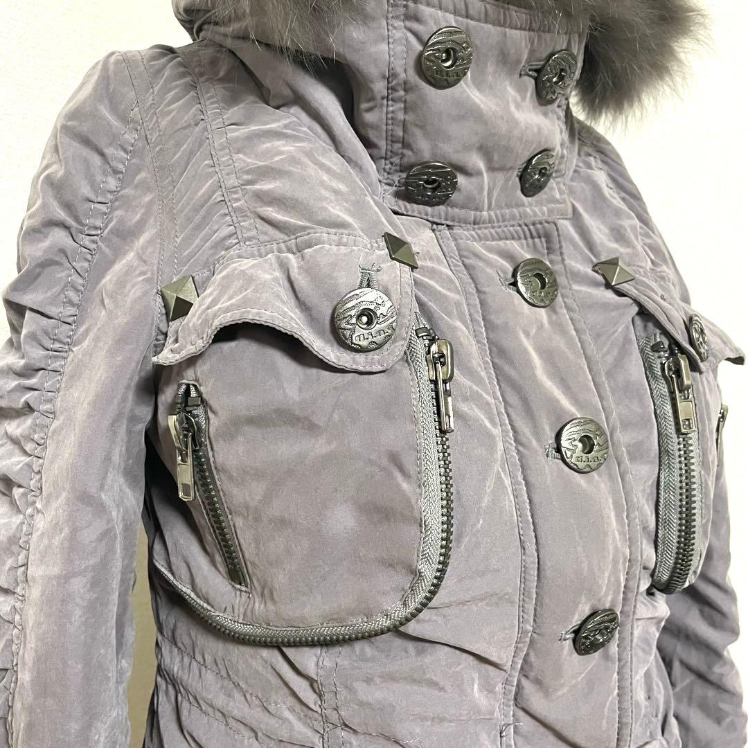 野*中様 激レア d.i.a. ギャル ミリタリーコート ファー・ボアライナー付