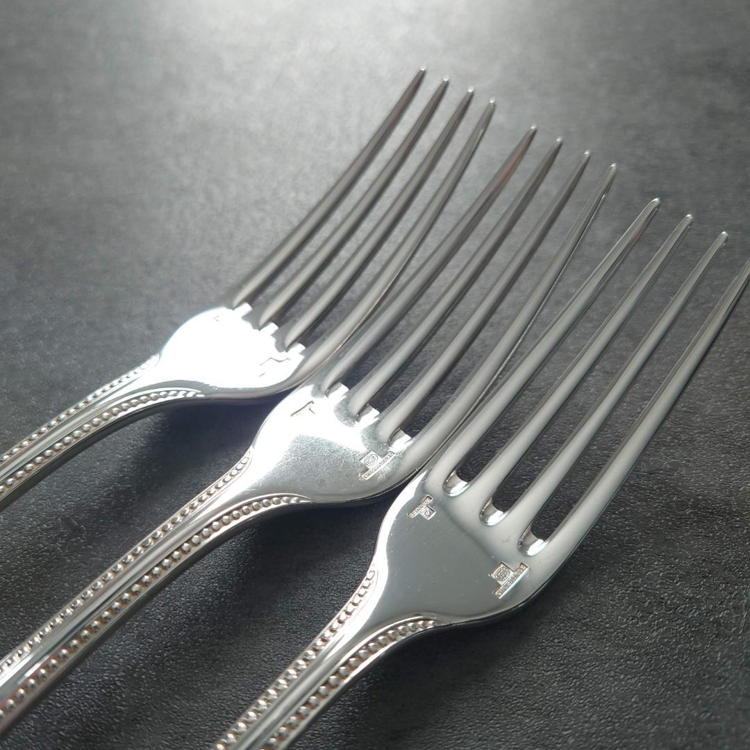 クリストフル パール テーブルフォーク 3点