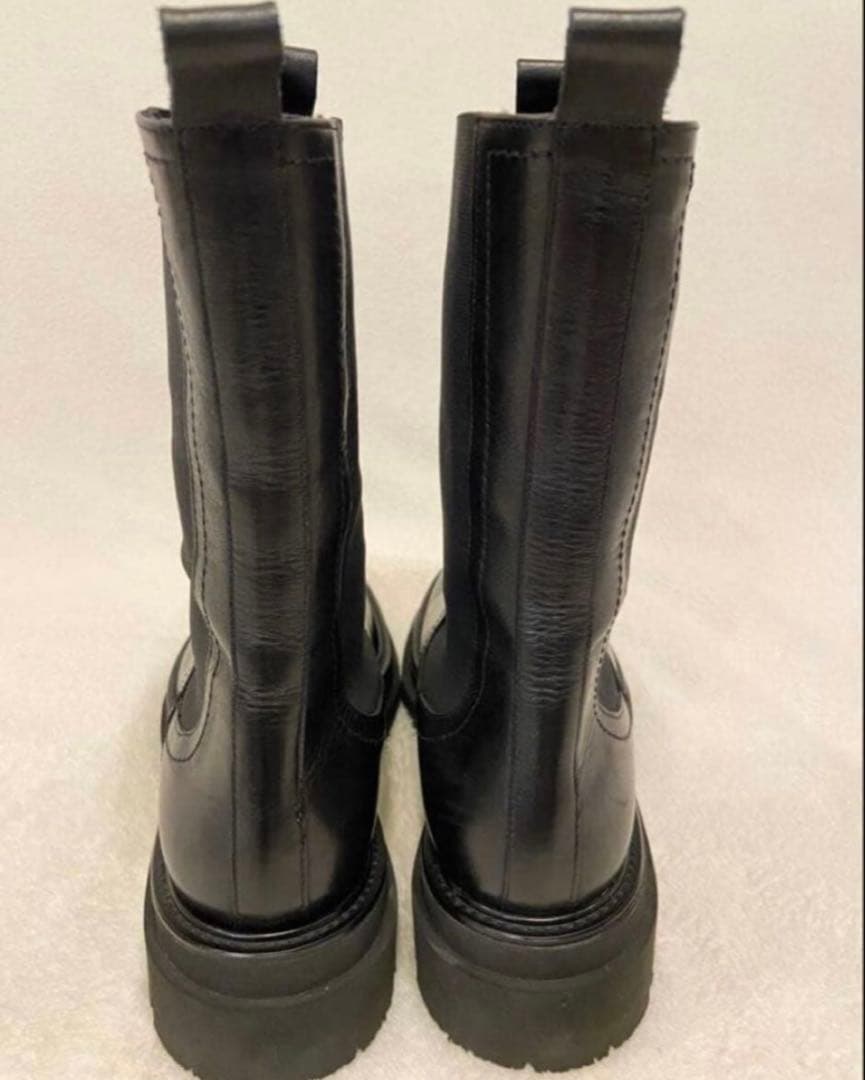 定価39,600円PASCUCCI 別注チェルシーブーツ36ブラックベイクルーズ