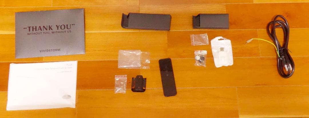 VIVID STORM 100インチ 電動スクリーン 床置き 長焦点 環境光弱化